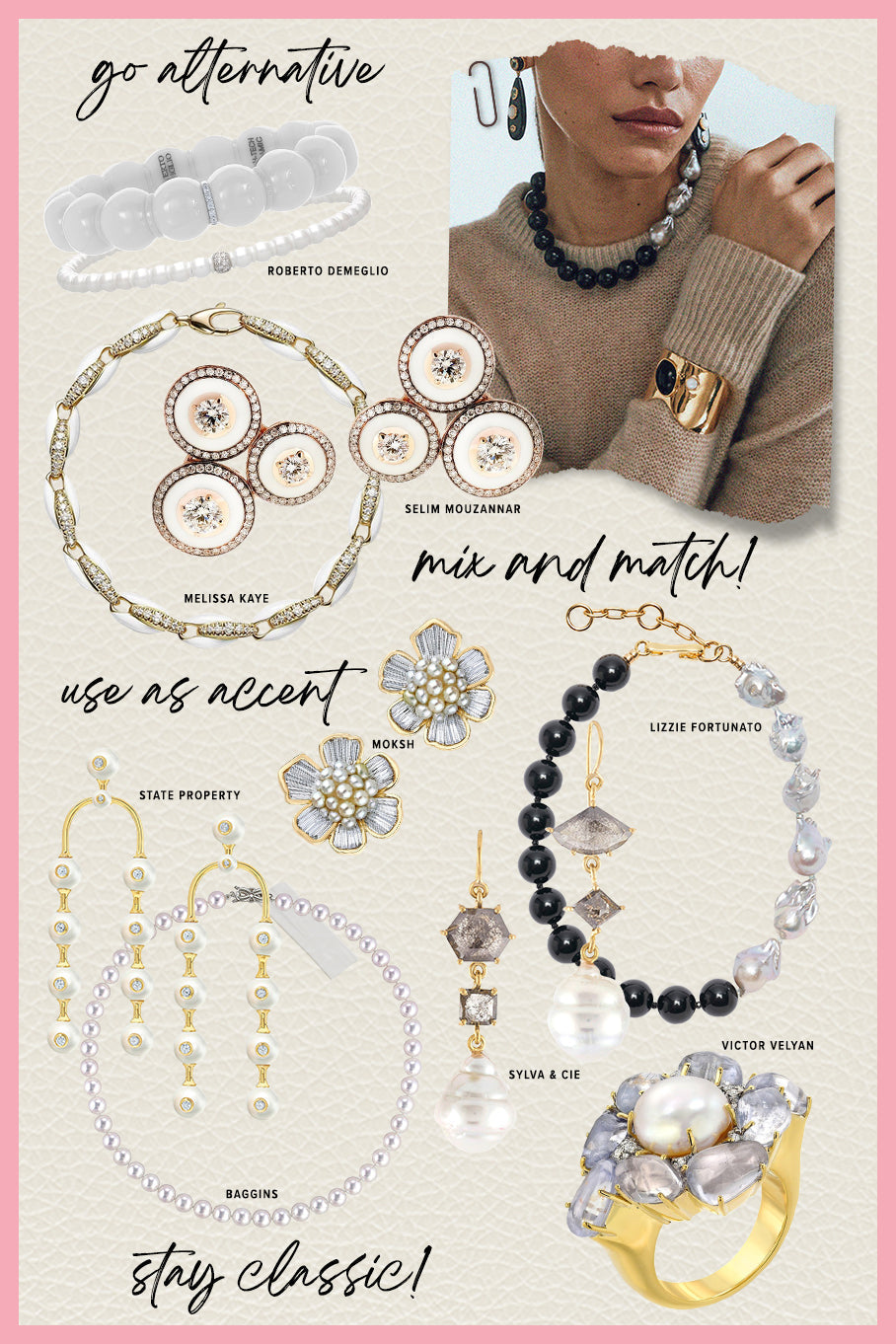the jewelry diaries x pearl mixology