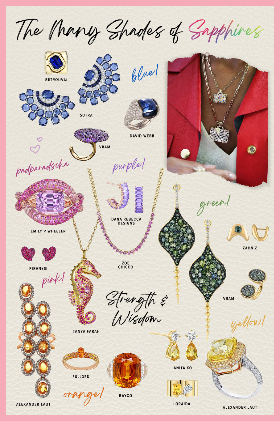 The Jewelry Diaries x The Many Shades of Sapphire