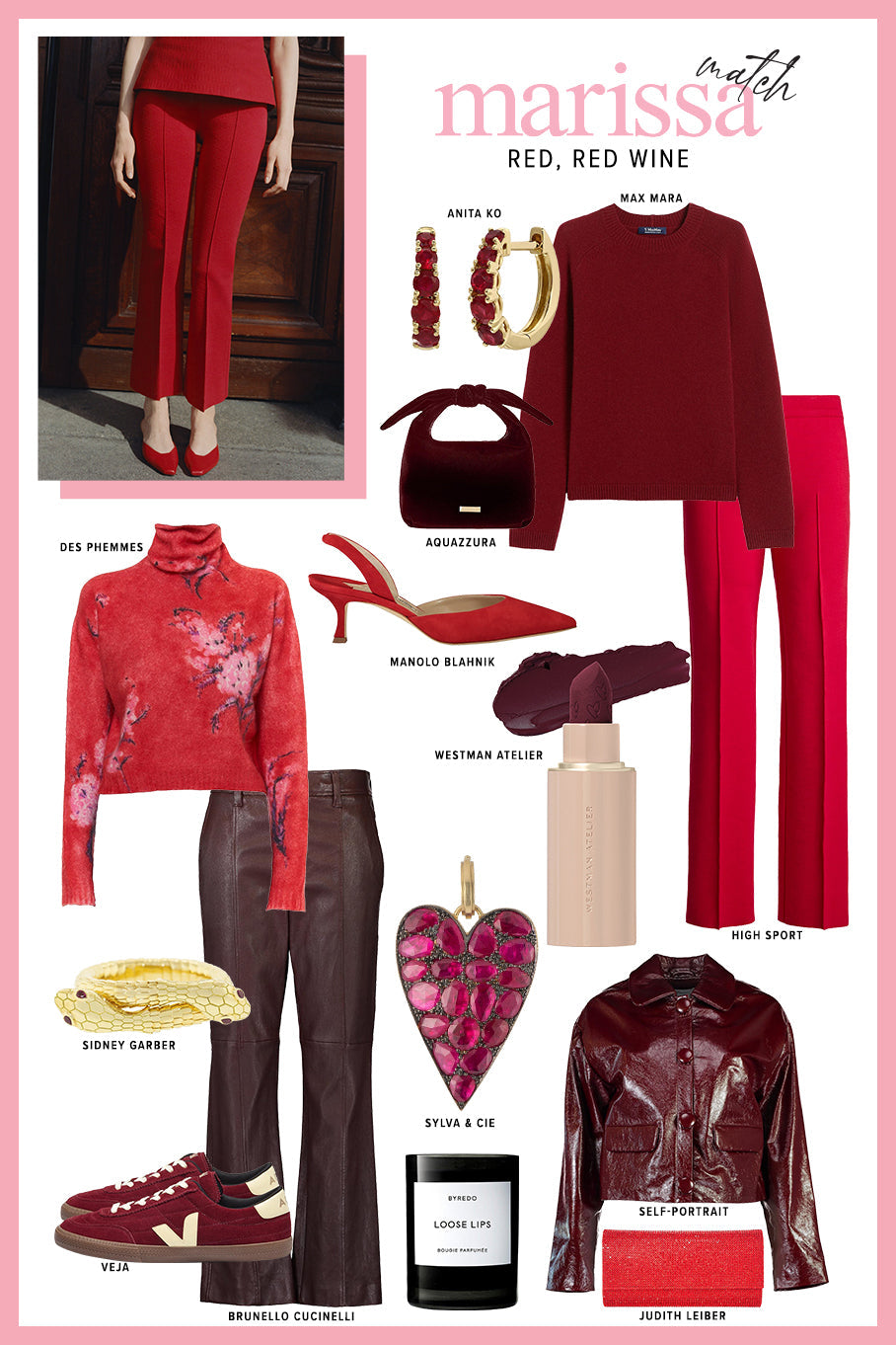 Marissa Match x Red, Red Wine