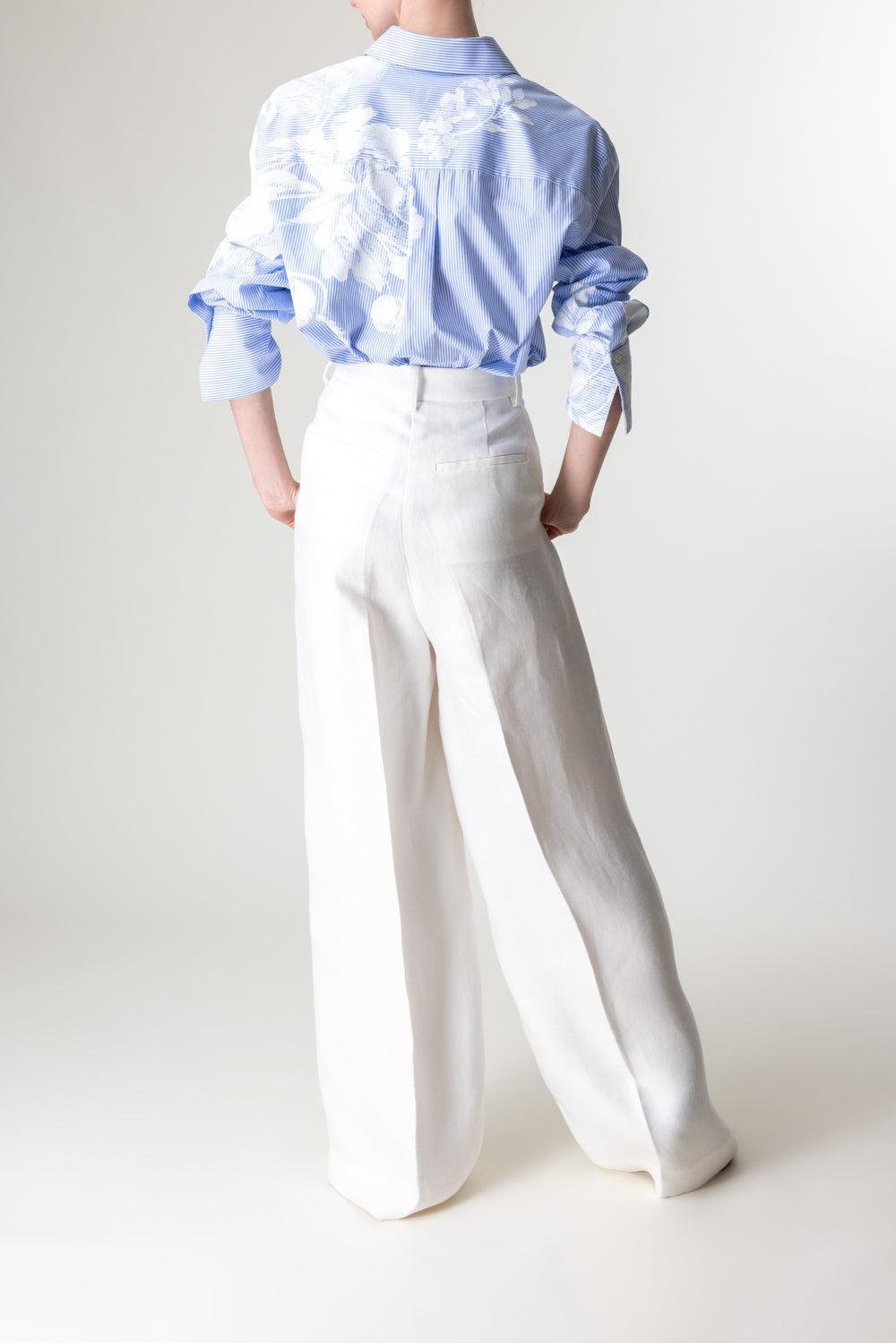 Long Sleeve Shirt-VETCBLUW-0-CLOTHINGTOPBLOUSE-ERDEM