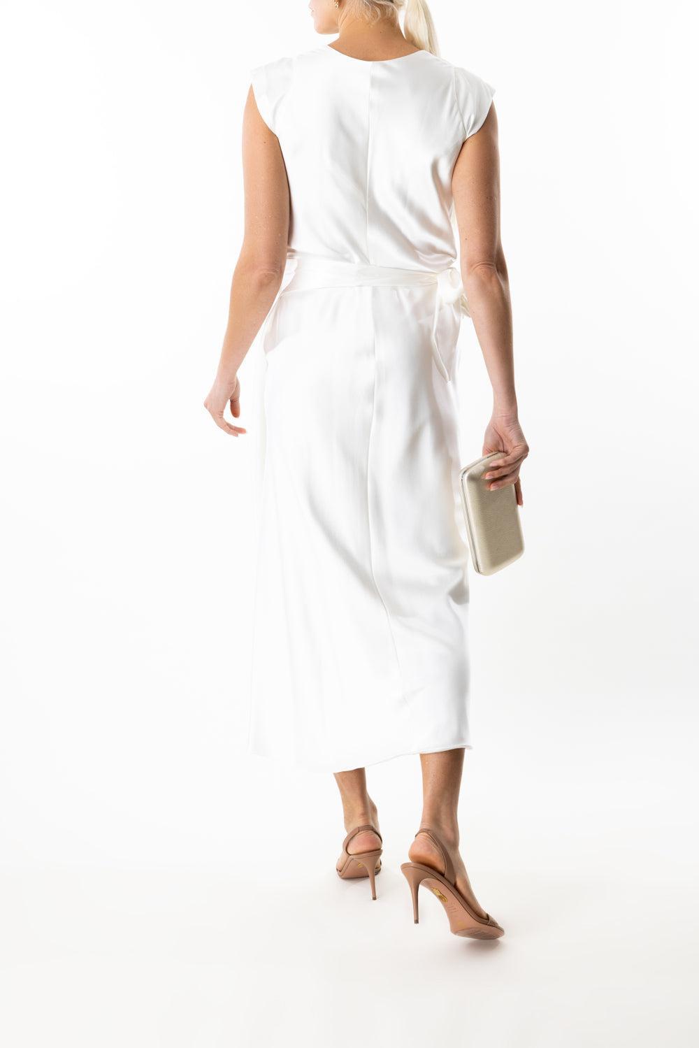 Sign Dress - White-WHITE-P-CLOTHINGDRESSCOCKTAIL-PETER COHEN