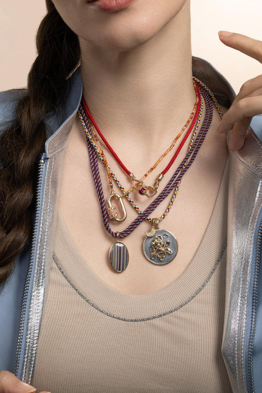 Agate Itty Bitty Strand Necklace-YELLOW GOLD-16-JEWELRYFINE JEWELNECKLACE O-MARLA AARON