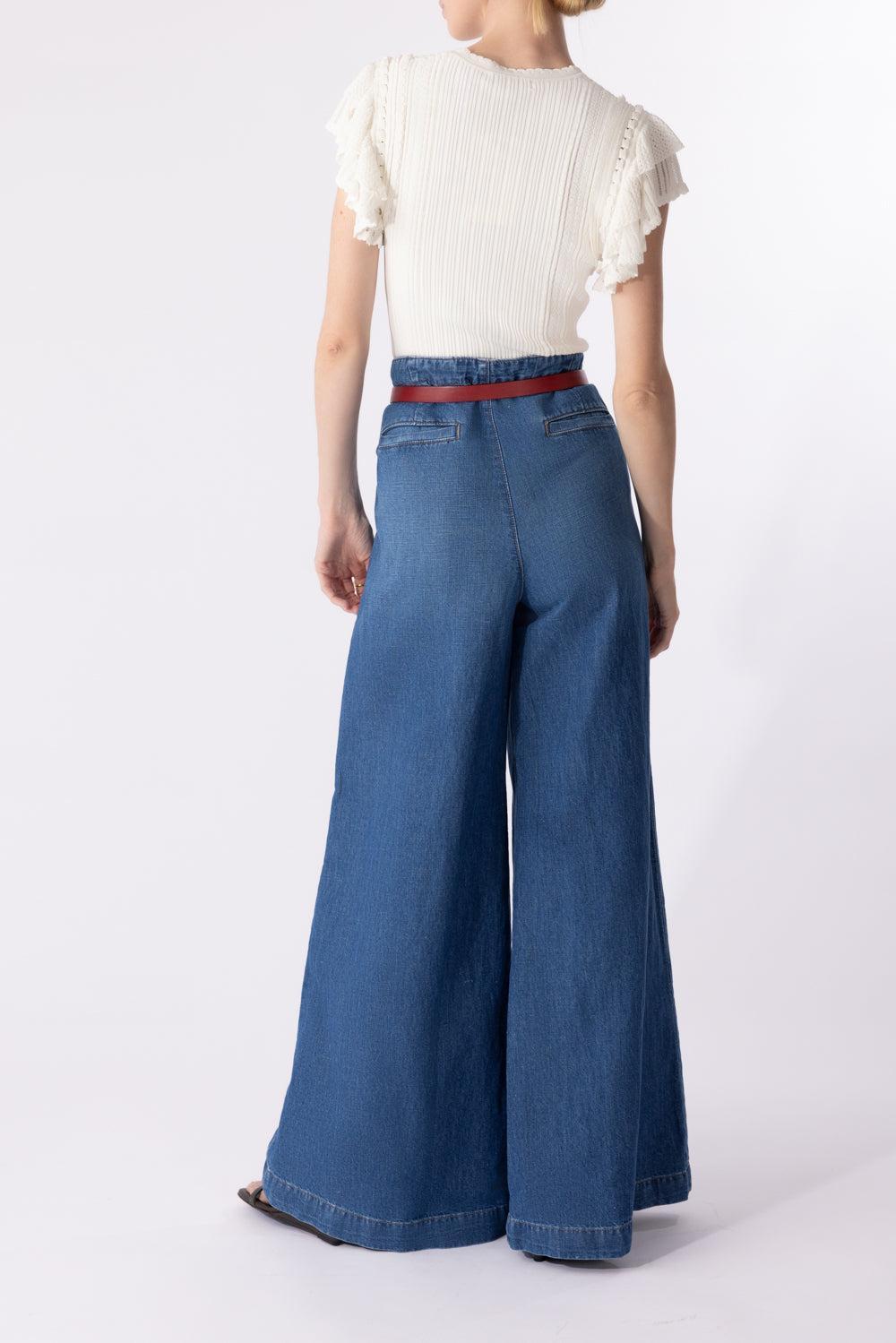 Dancing In The Dark Pant-VNTGEWSH-26-CLOTHINGPANTWIDE LEG-TWP