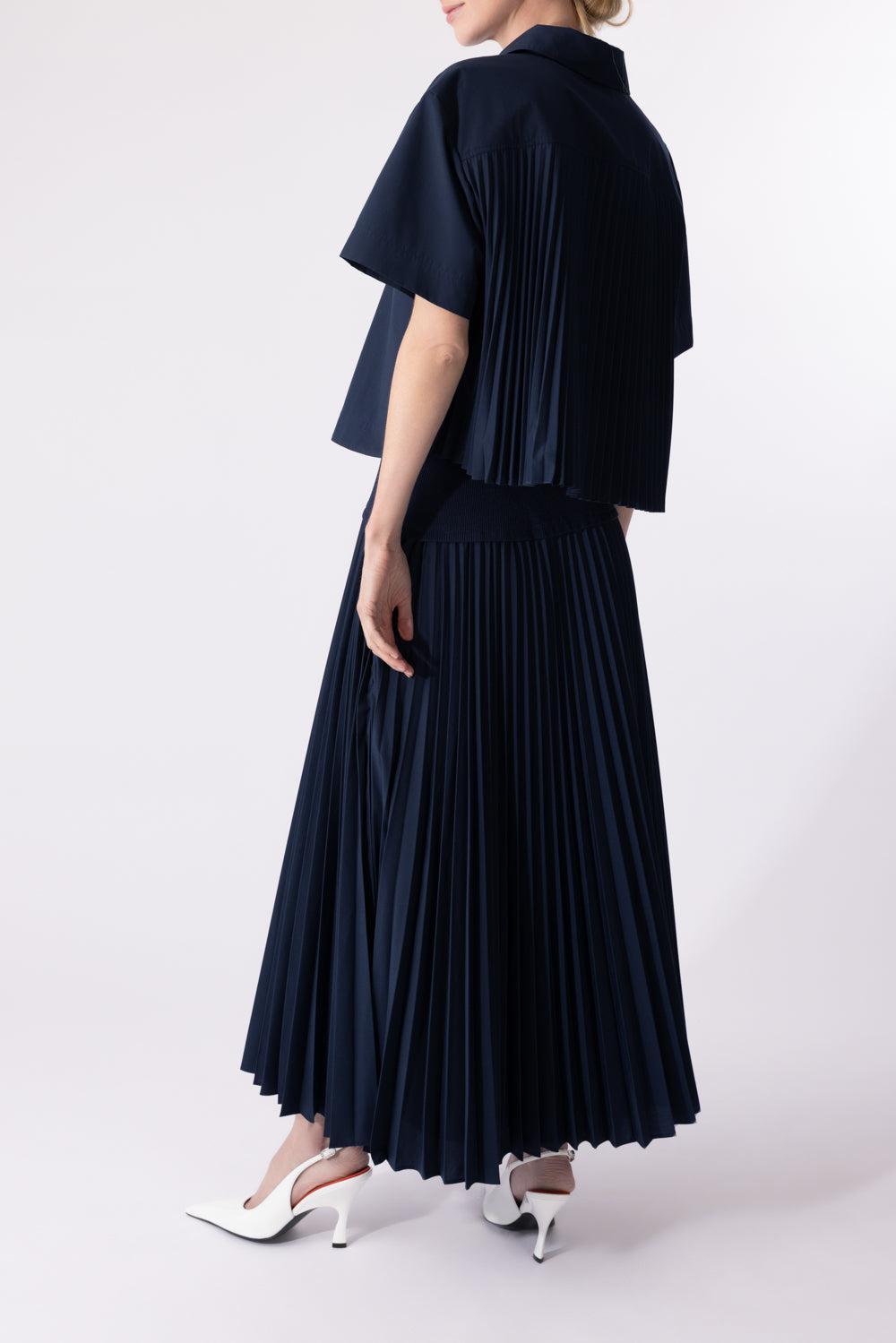 Stella Skirt - Midnight-MIDNIGHT-XS-CLOTHINGSKIRTMIDI-SIMKHAI