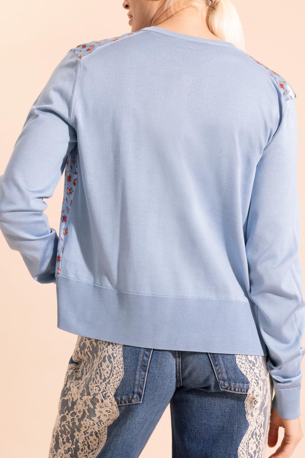 Floral Knit Cardigan-FLORAL-38-CLOTHINGTOPCARDIGAN-DOLCE & GABBANA
