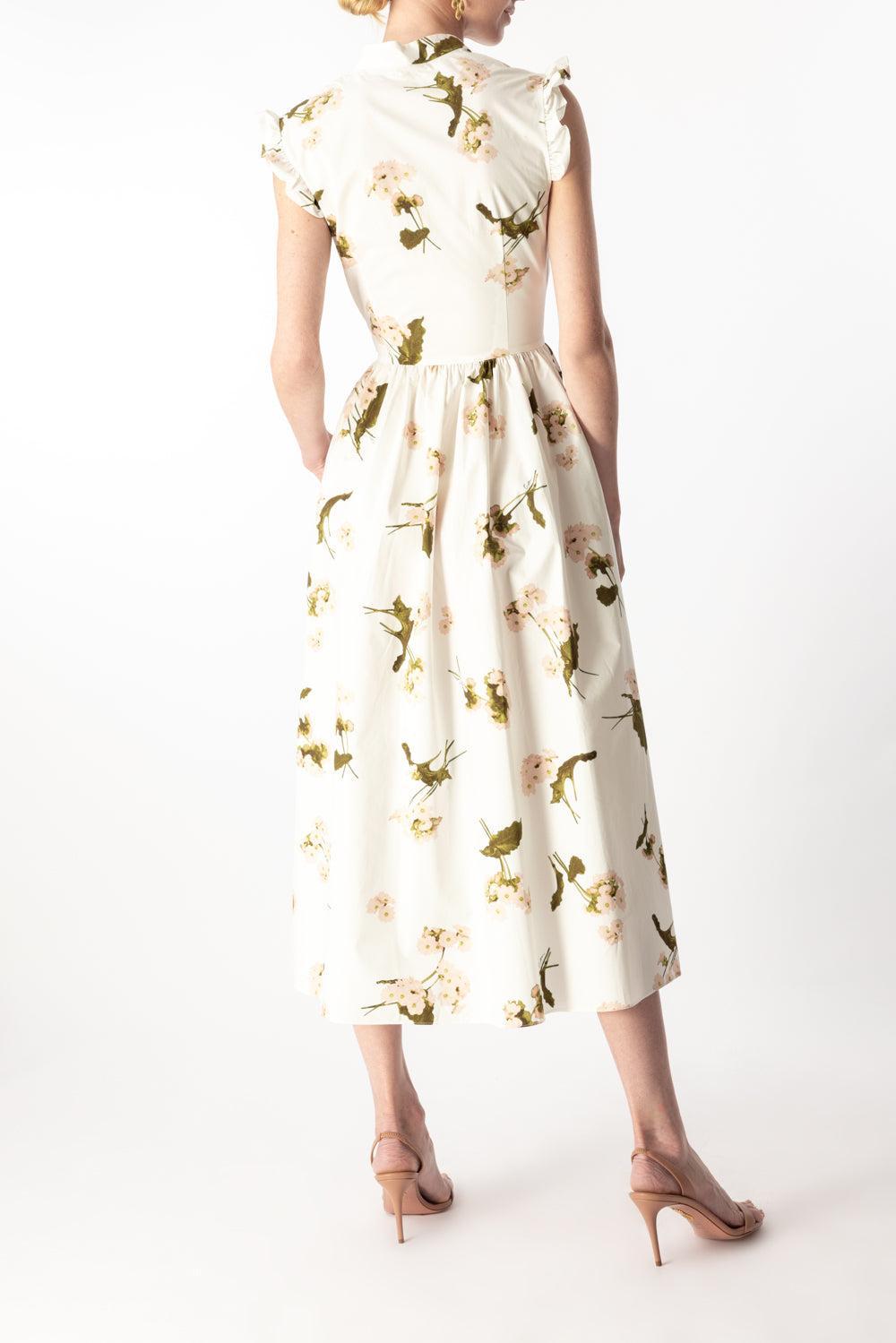 Sleeveless Flare Midi Dress-ELGARWHT-2-CLOTHINGDRESSCASUAL-ERDEM