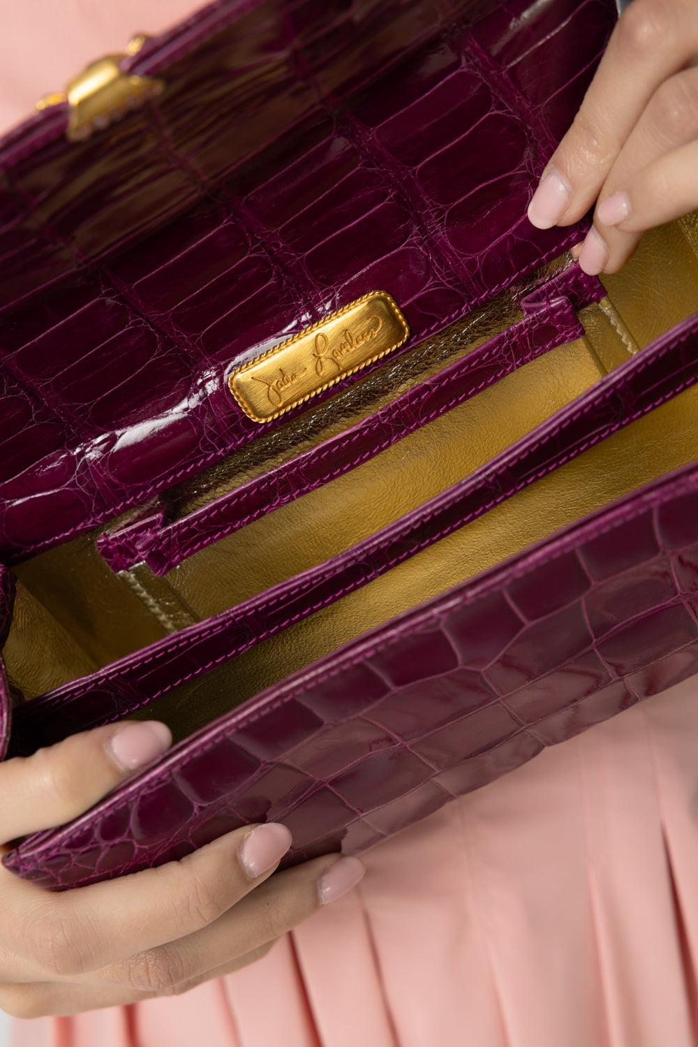 Isabel Box Clutch - Magenta Multi-MGNTAMLT-HANDBAGCLUTCHES-JADA LOVELESS