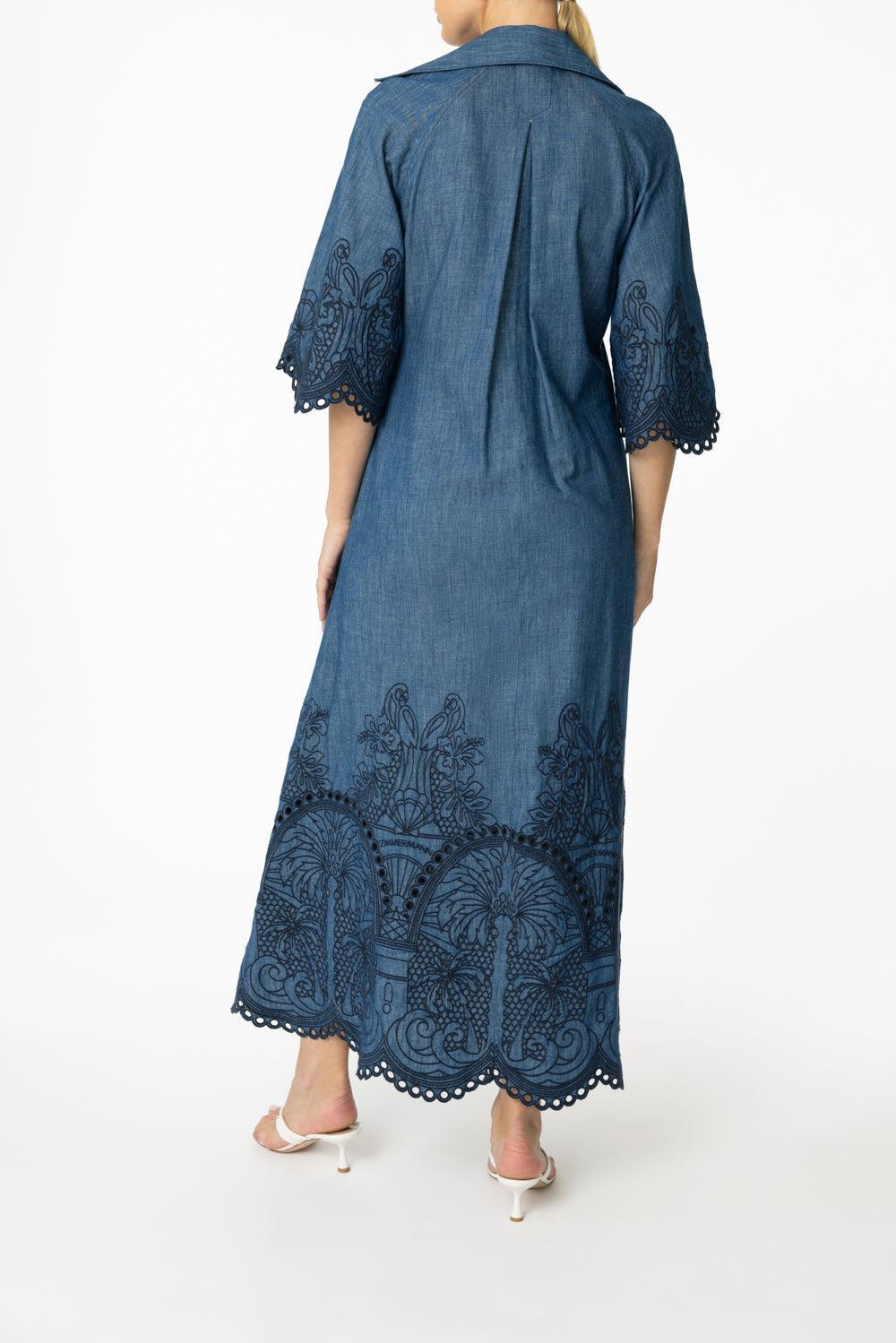 Coco Embroidered Dress-RAILWYBL-1-CLOTHINGDRESSCASUAL-ZIMMERMANN