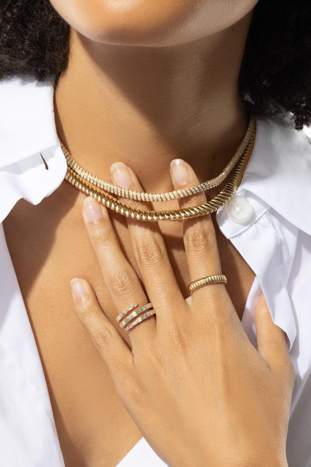 Thin Zoe Ring-YELLOW GOLD-7-JEWELRYFINE JEWELRING-ANITA KO