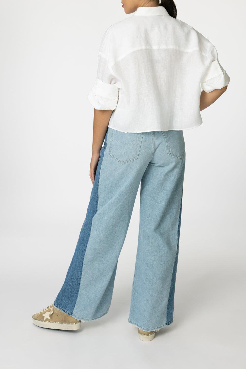 Next Ex Linen Shirt - White-WHITE-P-CLOTHINGTOPBLOUSE-TWP