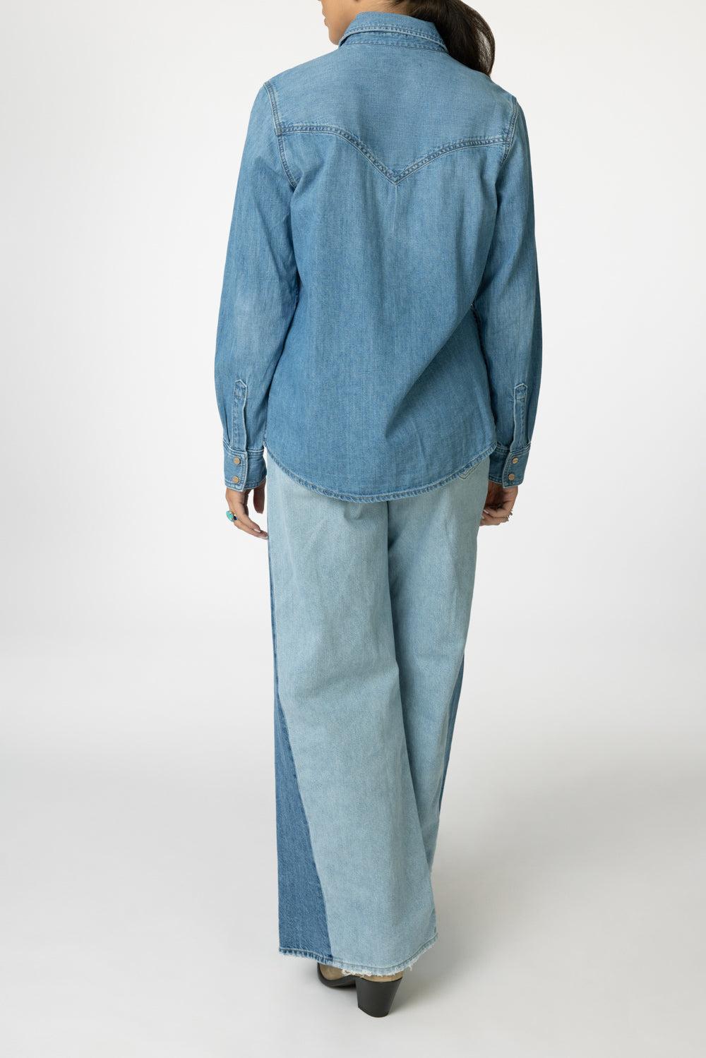 Cowboy Take Me Away Shirt-VNTGWASH-XS-CLOTHINGTOPBLOUSE-TWP