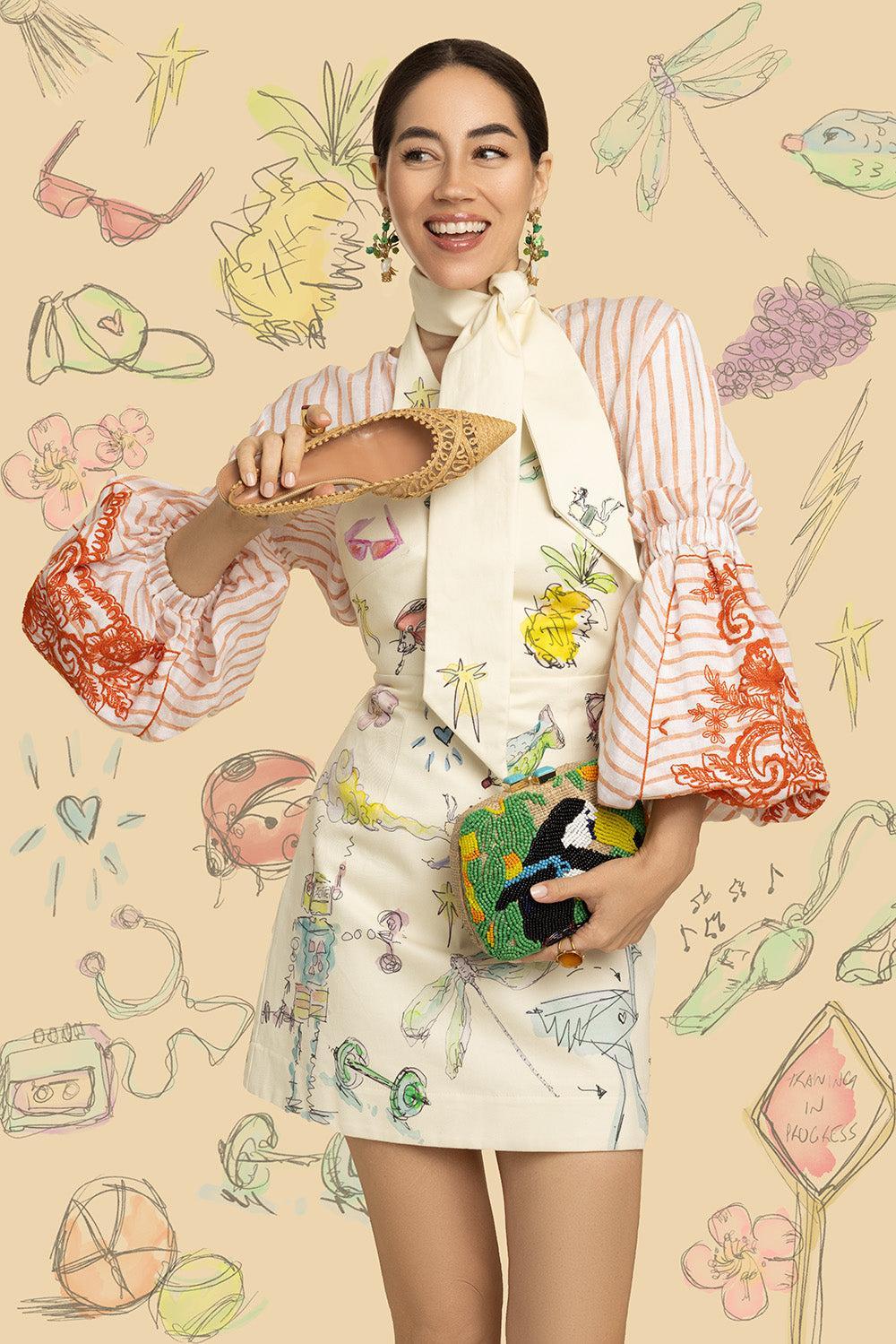 LOLITA TUCANS CLUTCH-TOAST-O/S-HANDBAGCLUTCHES-SERPUI