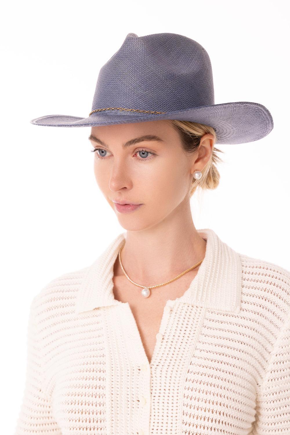 Luisa Hat - Jeans-JEANS-S-ACCESSORIEHEADWEAR-VAN PALMA