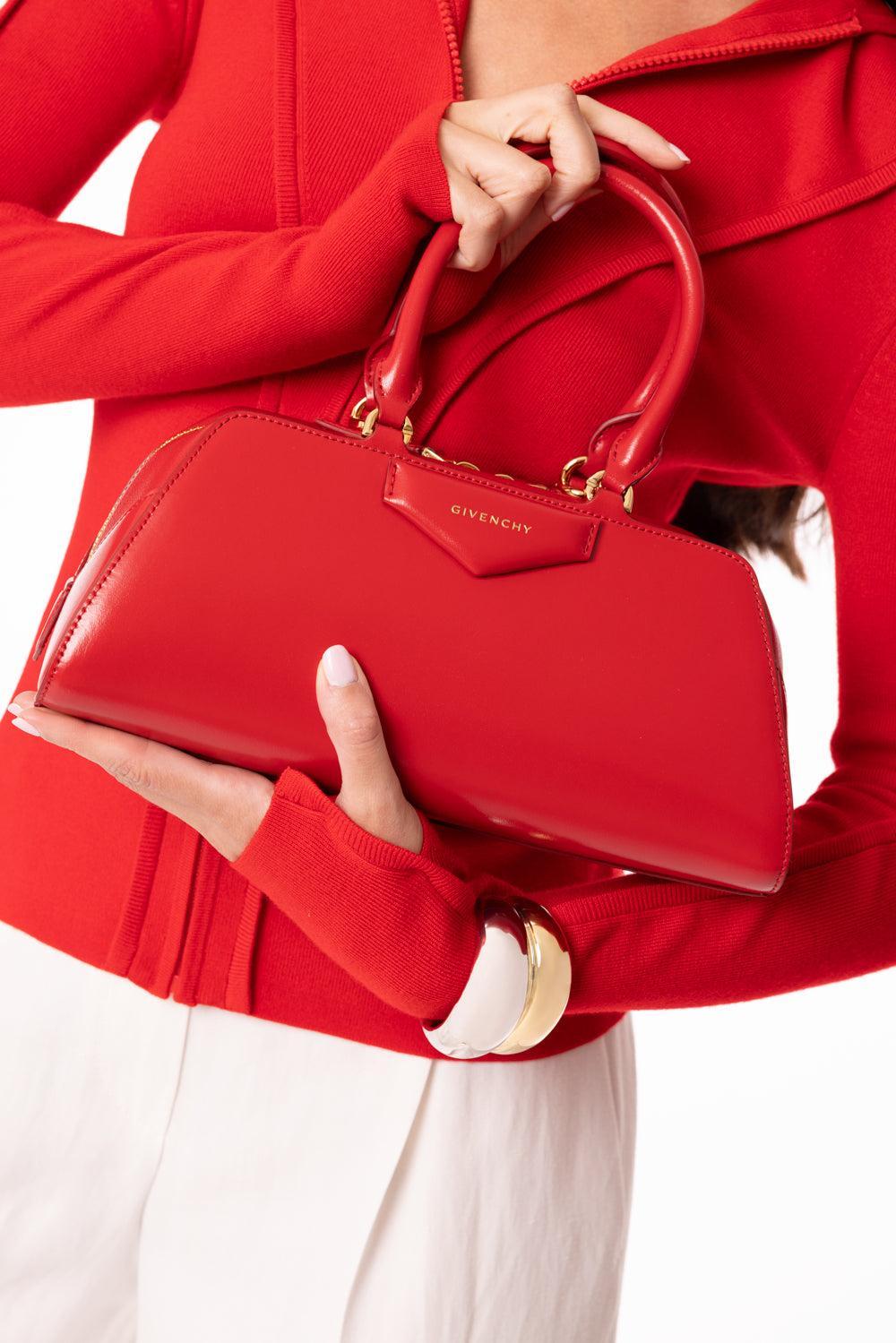 Antigona Small Bag - Vermillion-VERMILLN-O/S-HANDBAGTOP HANDLE-GIVENCHY