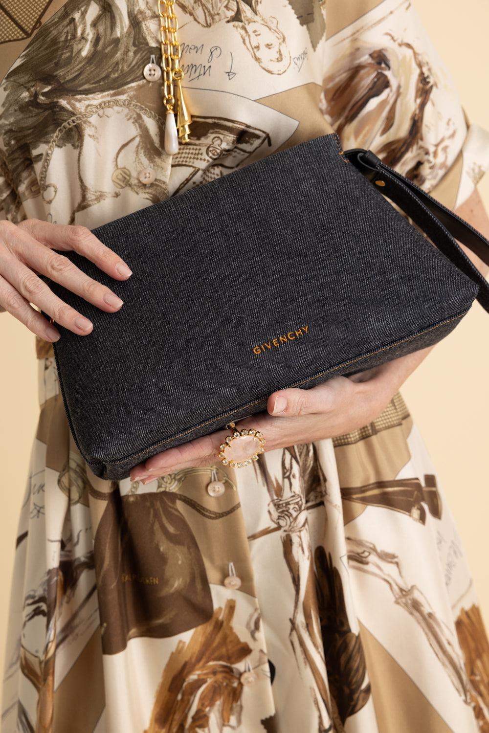 Day Pouch Clutch - Indigo Blue-INDIGOBL-O/S-HANDBAGCLUTCHES-GIVENCHY