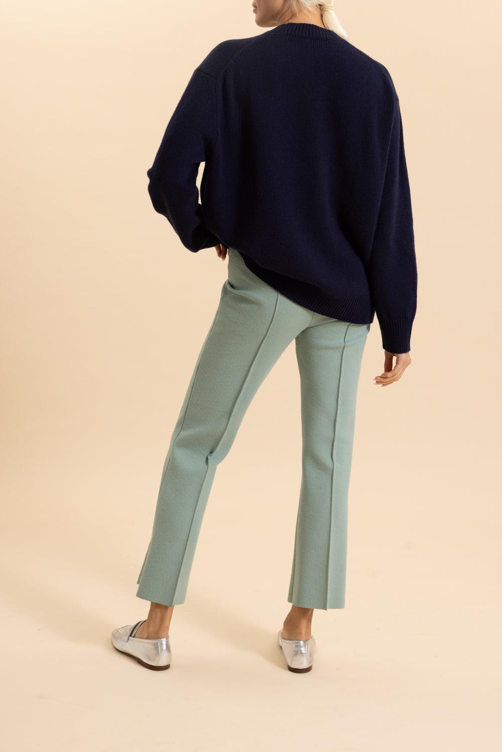 Geo Crop Kick Pant - Sage-SAGE-XS-CLOTHINGPANTCROPPED-HIGH SPORT