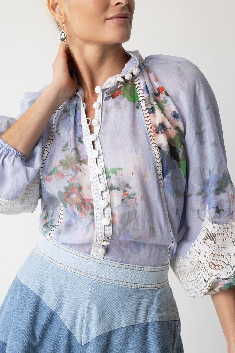 Everly Blouse-LTBLWCFL-0-CLOTHINGTOPBLOUSE-ZIMMERMANN