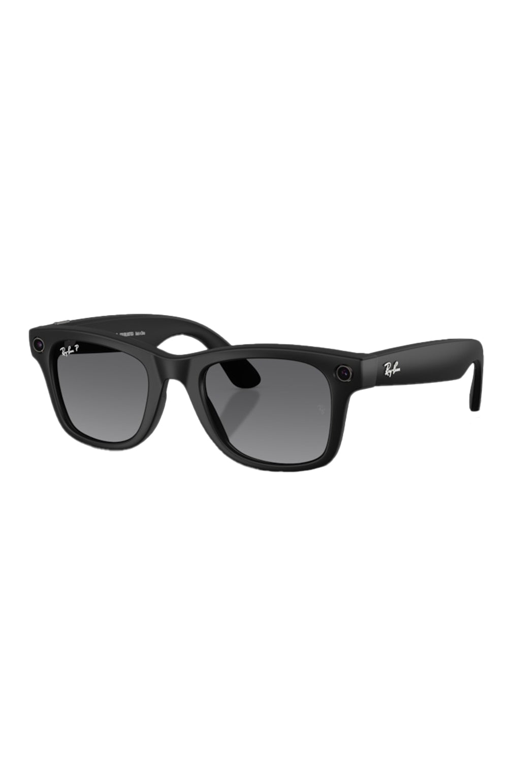 Meta Wayfarer Sunglasses - Matte Black Gradient Graphite-BLACK-ACCESSORIESUNGLASSES-RAY-BAN