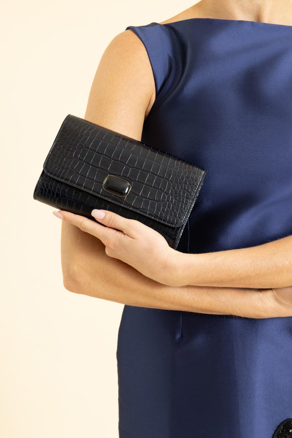 Cari Bag - Navy-BLUE-HANDBAGSHOULDER-JEFFREY LEVINSON