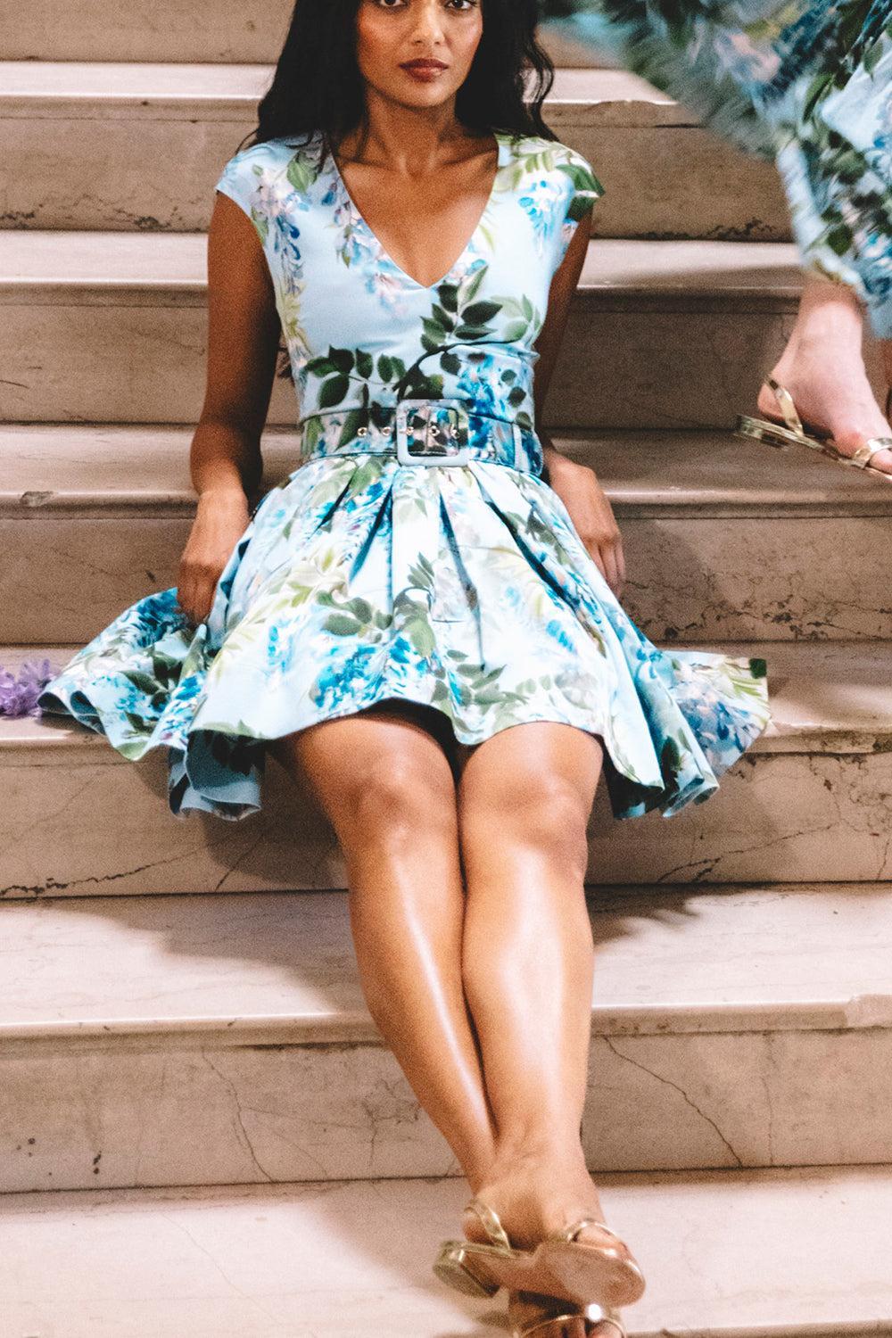 Rosalia Dress-WISTERIA LIGHT BLUE-XS-CLOTHINGDRESSCASUAL-CARA CARA