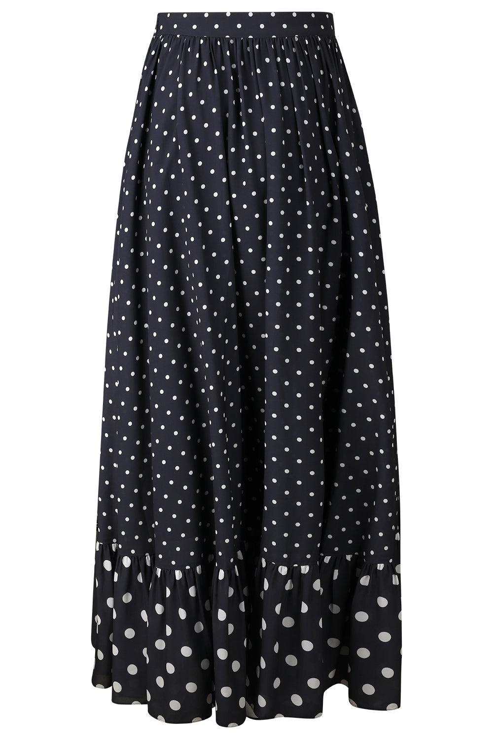Goldie Maxi Skirt-POLKADOT-2-CLOTHINGSKIRTMAXI-TOCCIN
