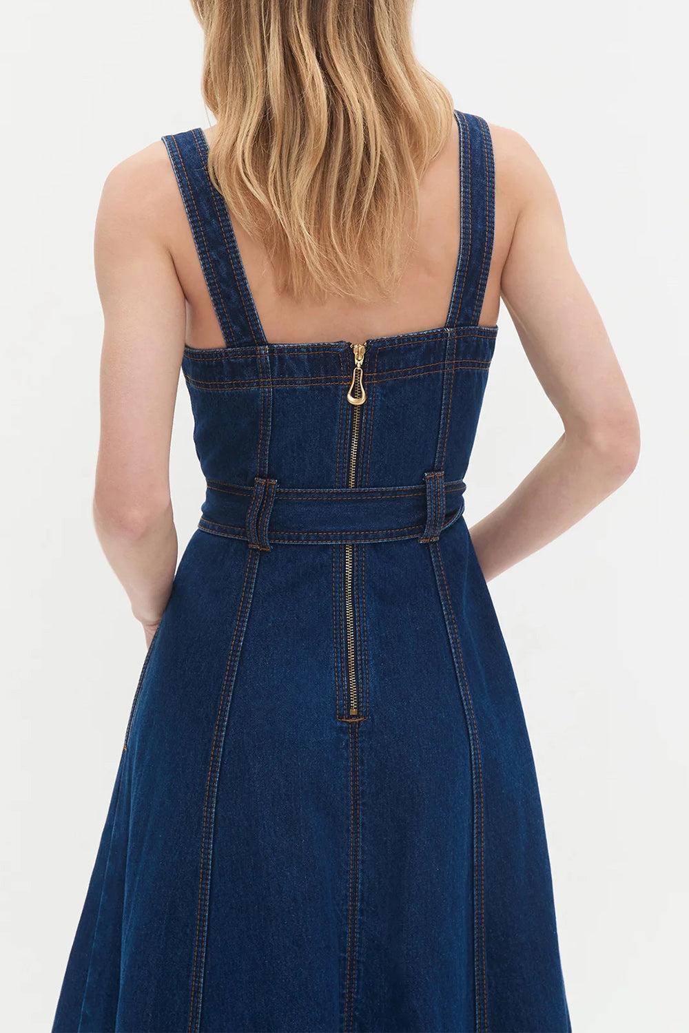 Gianna Midi Dress-DKCLSCDN-2-CLOTHINGDRESSCASUAL-AJE