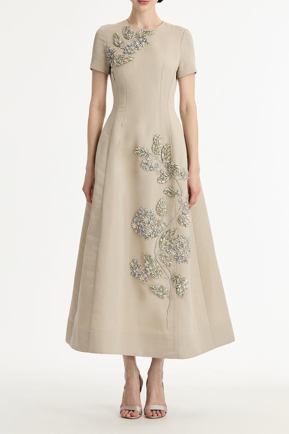 Crystal Flower Embroidered Dress