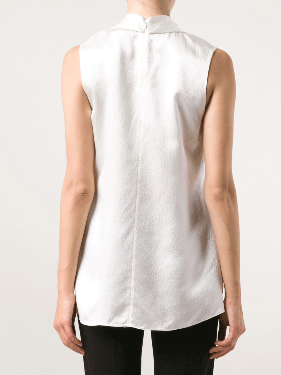 3.1 PHILLIP LIM-Embellished Neckline Top-