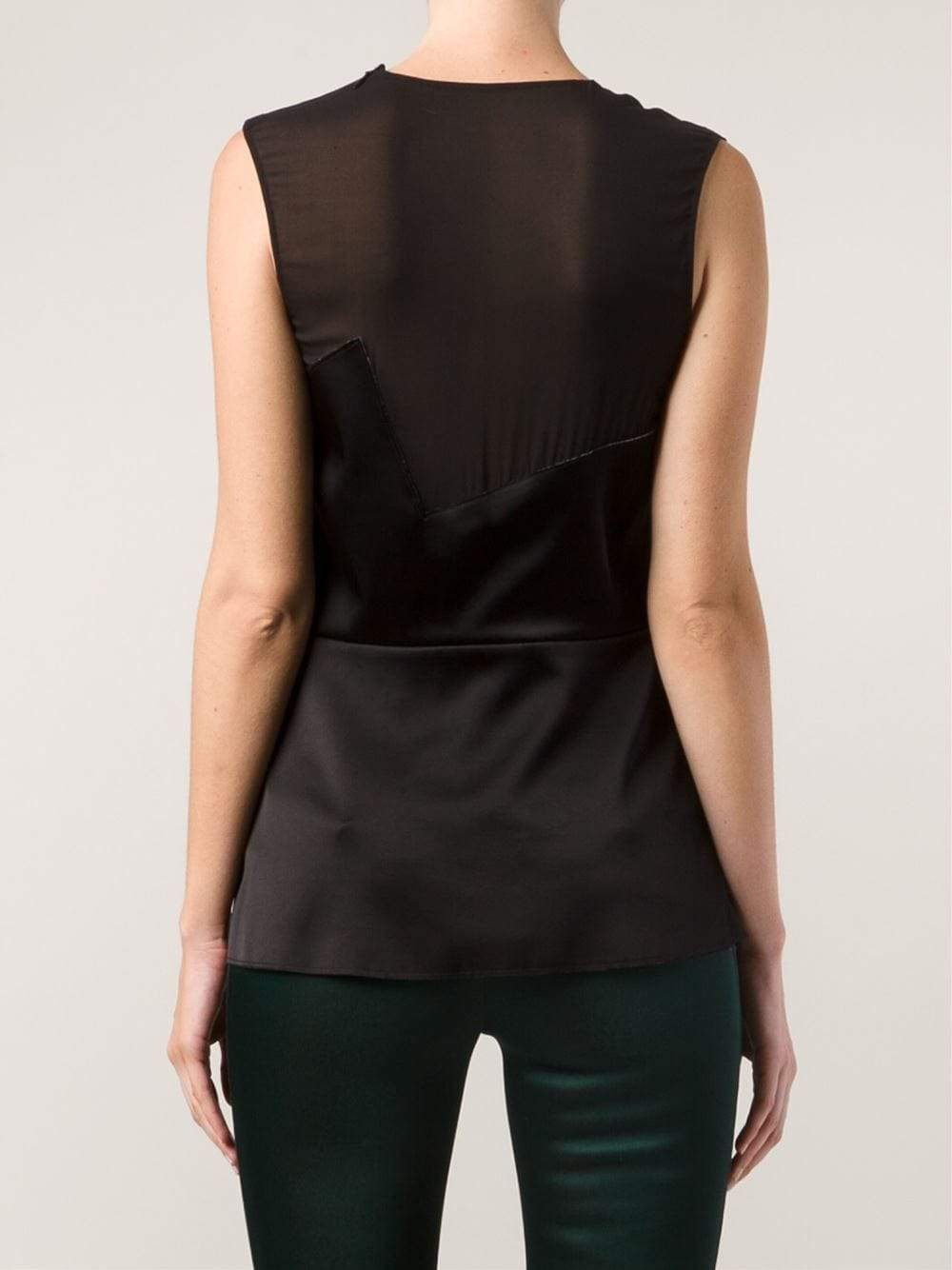 3.1 PHILLIP LIM-Luna Top With Chiffon Yoke Skirt-