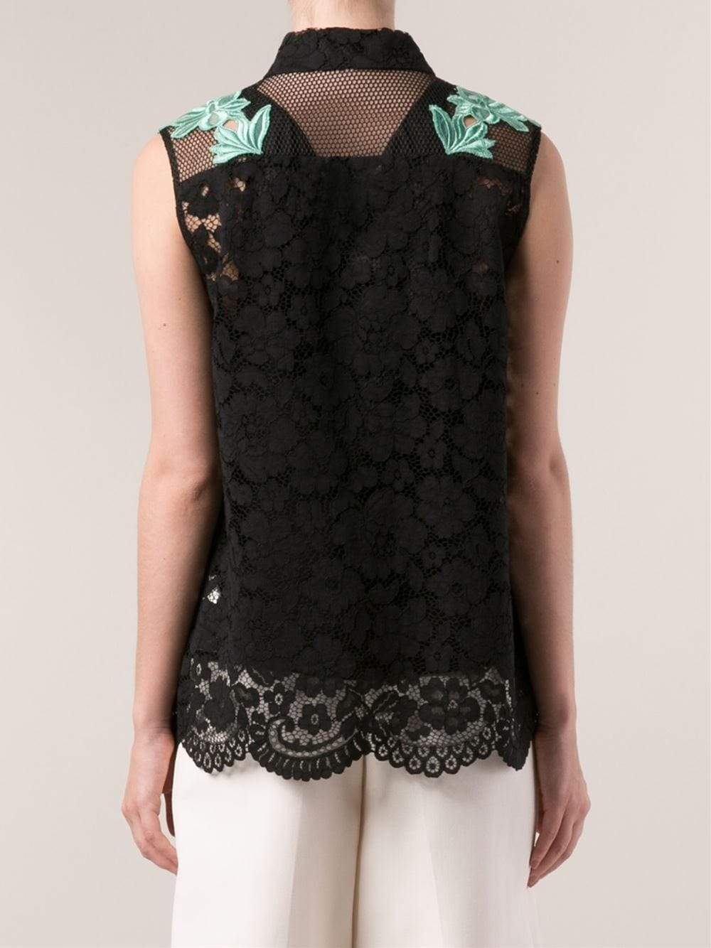 3.1 PHILLIP LIM-Satin Faced Organza Detailed Blouse-