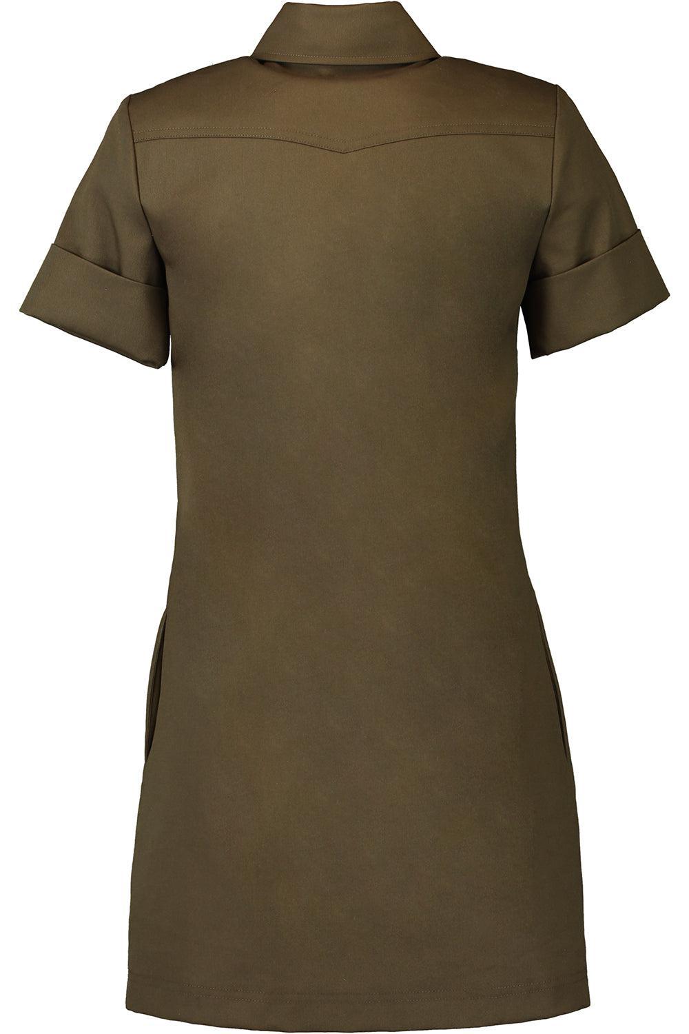 The Noelle Dress-OLIVE-2-CLOTHINGDRESSCASUAL-BRANDON MAXWELL