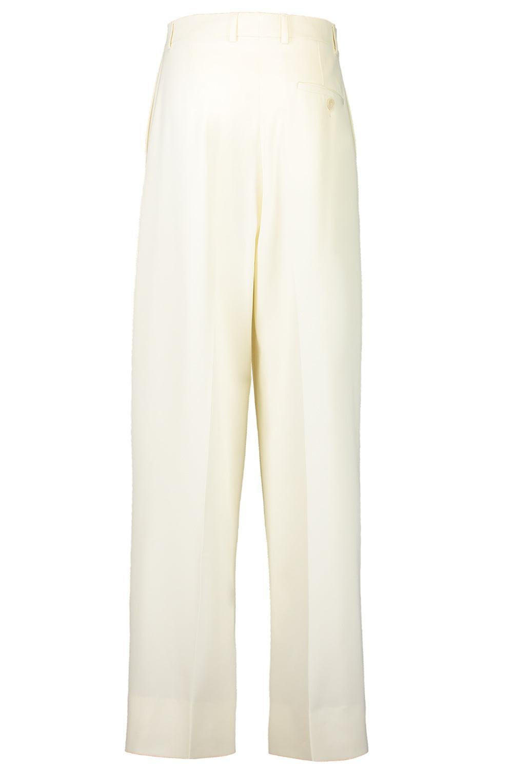 Floral Embroidery Pants-CREAM-38-CLOTHINGPANTWIDE LEG-STELLA MCCARTNEY