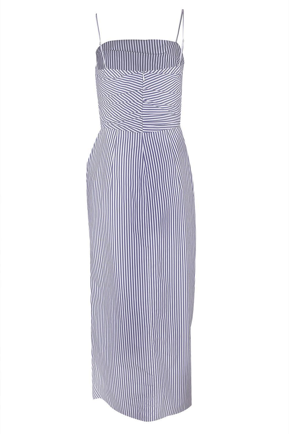 CARI DRESS-NVY/WHT-2-CLOTHINGDRESSCASUAL-ADAM LIPPES