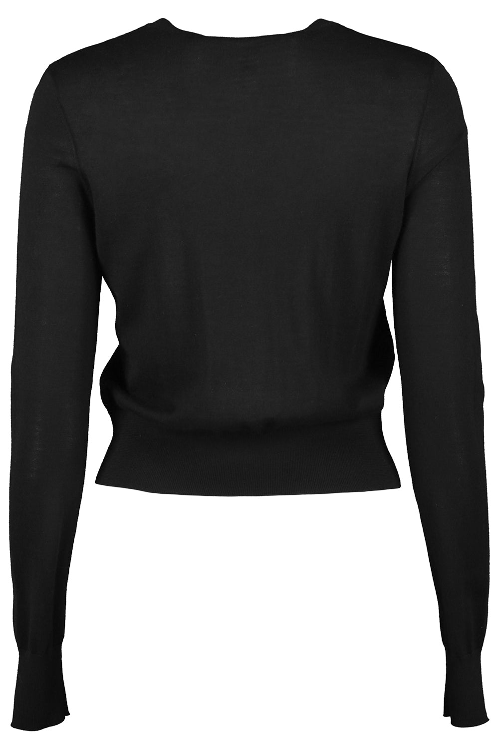 LONG SLEEVE BUTTON CARDIGAN - BLACK-BLACK-XS-CLOTHINGTOPCARDIGAN-ADAM LIPPES