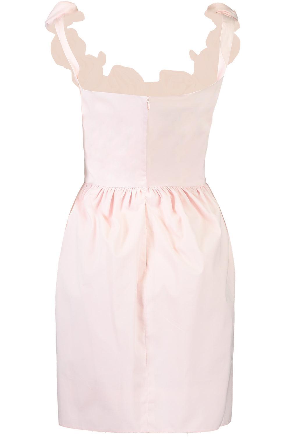 Mini Scoopneck Dress-PLE ROSE-38-CLOTHINGDRESSCASUAL-GIAMBATTISTA VALLI