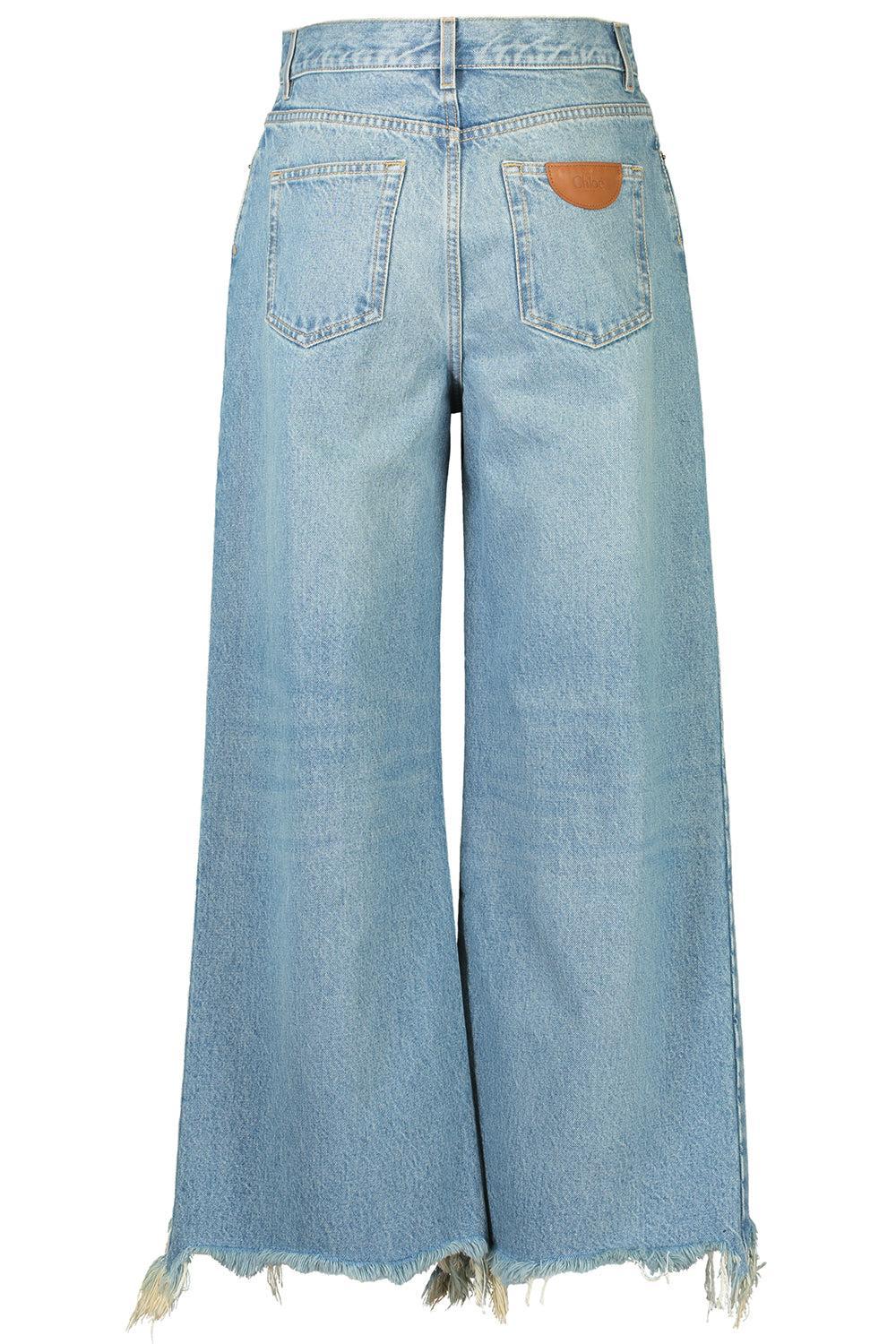 Frayed Edge Jeans-ICEDBLUE-26-CLOTHINGPANTDENIM-CHLOÉ