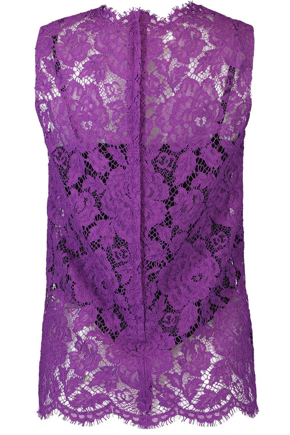 Lace Tank-VIOLA-42-CLOTHINGTOPTANK-DOLCE & GABBANA