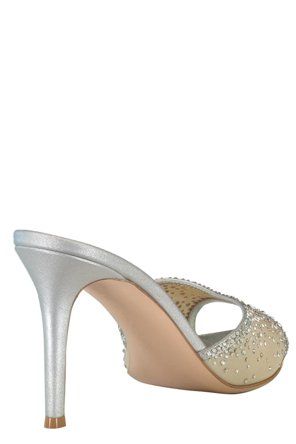 Rania Mule-SLV/NUDE-36-SHOESANDAL-GIANVITO ROSSI