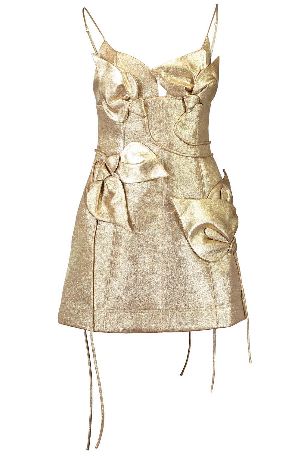 green emerald velvet dress Hillsome Mini Dress