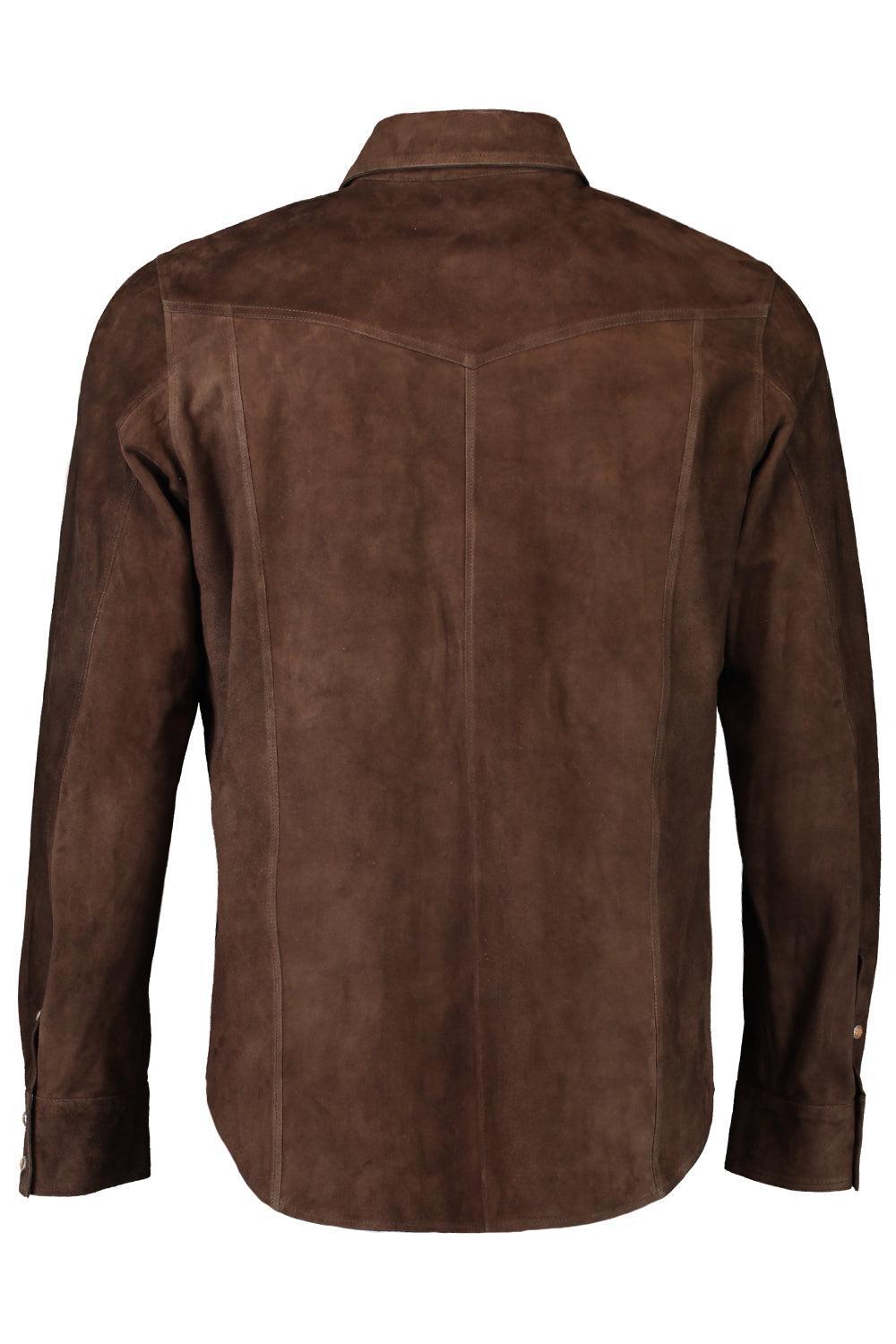 Texas Shirt - Brown-BROWN-48-MENSCLOTHINGSHIRT-ELEVENTY