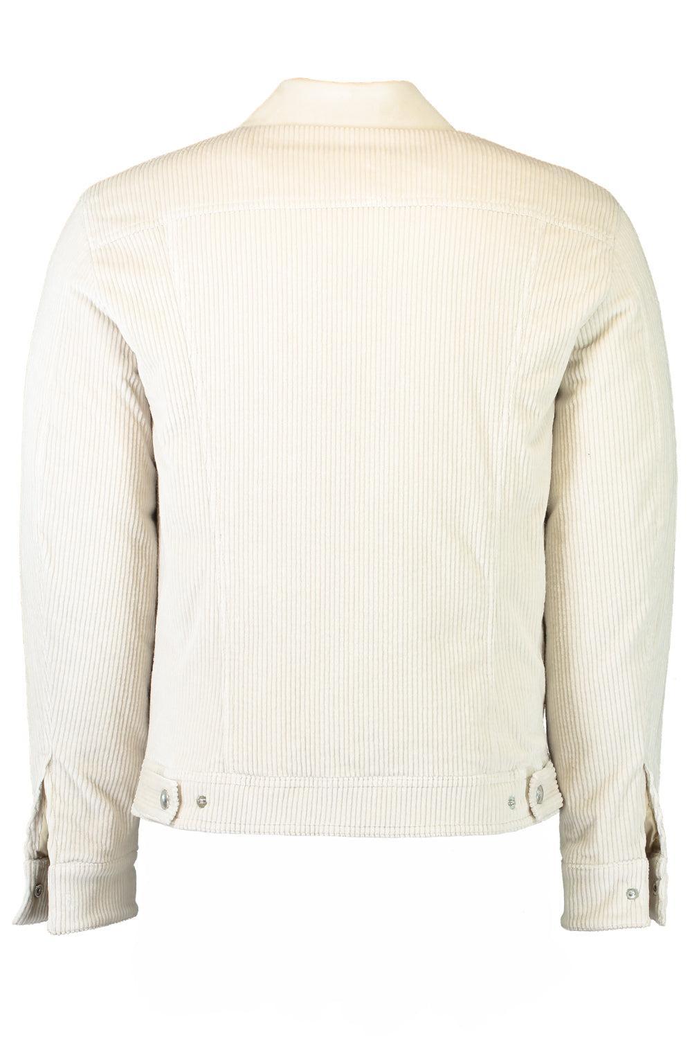 Flap Pocket Trucker Jacket-IVORY-48-MENSCLOTHINGJACKET-ELEVENTY