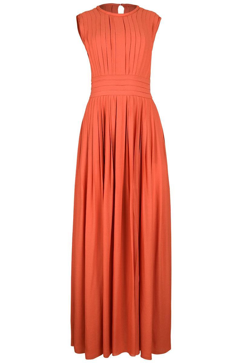 Giambattista Valli Pleated Maxi Dress