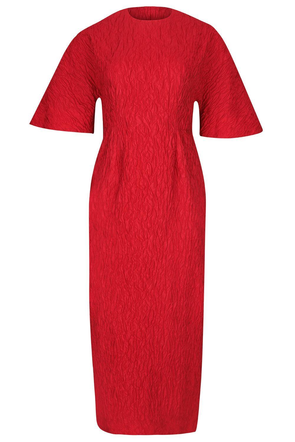 roksanda dress Designer Red | Falah satin with a single proof that dressing businsss Style:2023SP470 WTC merch_paid60dressdrop200226_vid