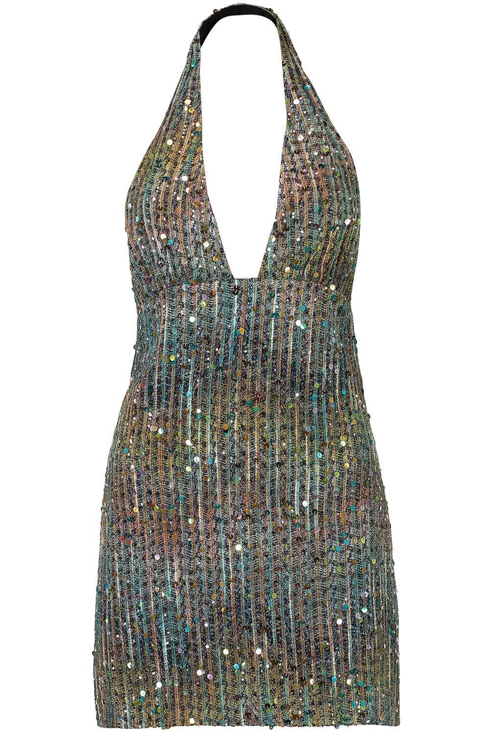 missoni halter dress This Missoni cover up dress is a maxi length and features a pull Sequined striped crochet-knit halterneck maxi