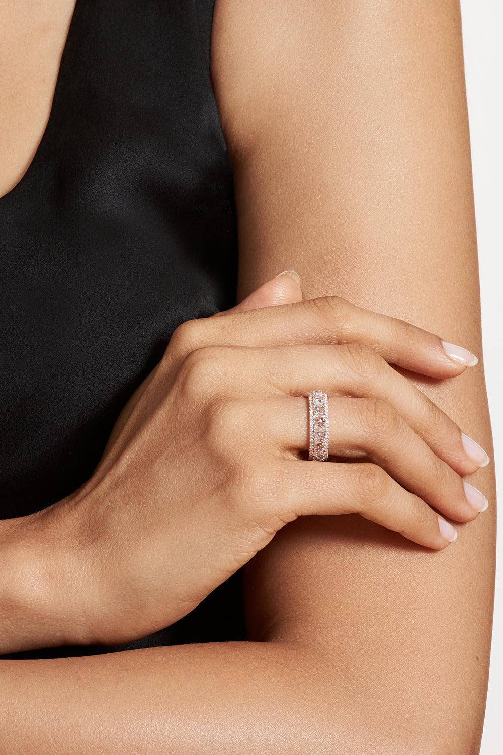 Linear Eternity Ring-WHITE GOLD-6-JEWELRYFINE JEWELRING-64 FACETS