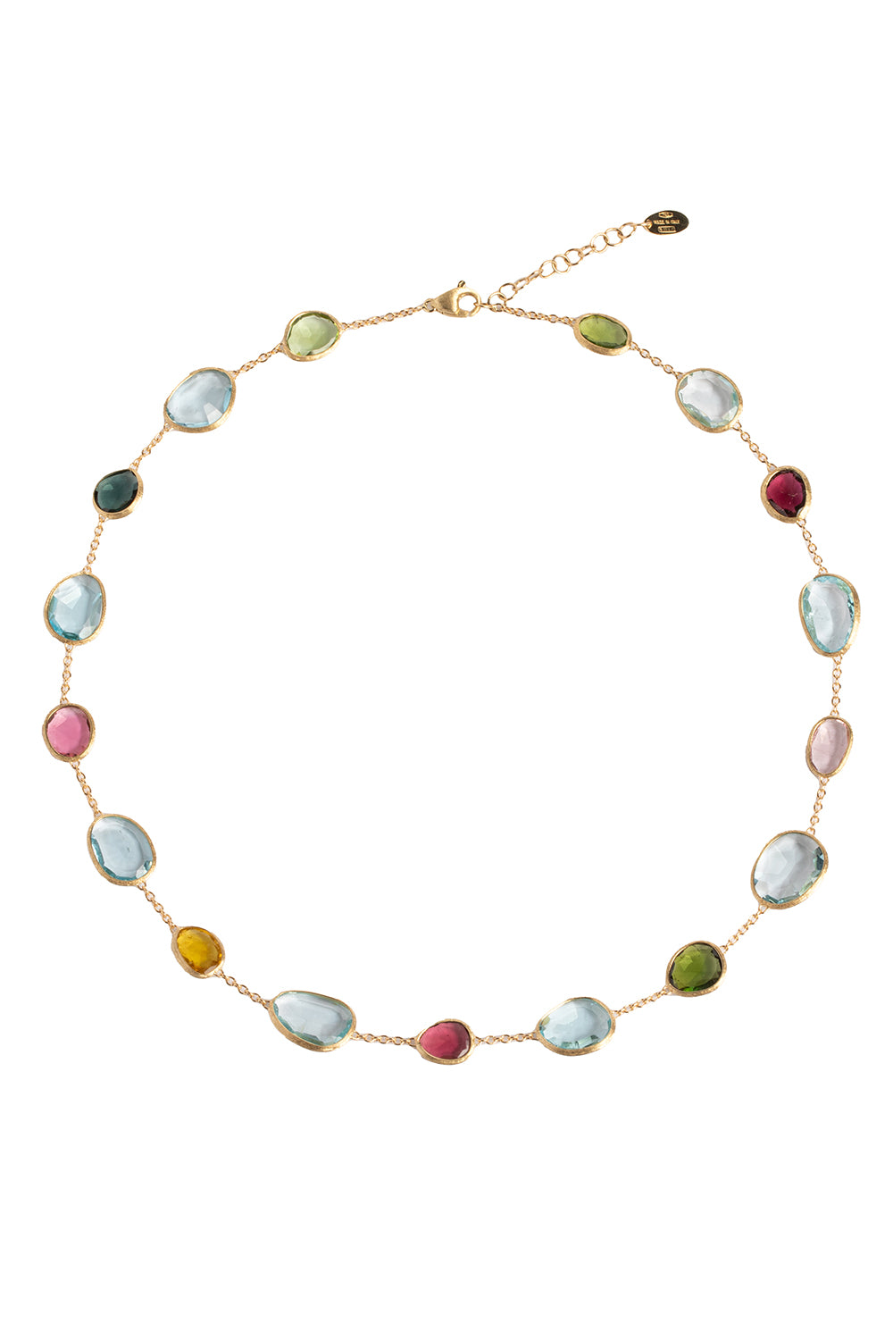 Multicolor Tourmaline Topaz Unico Necklace