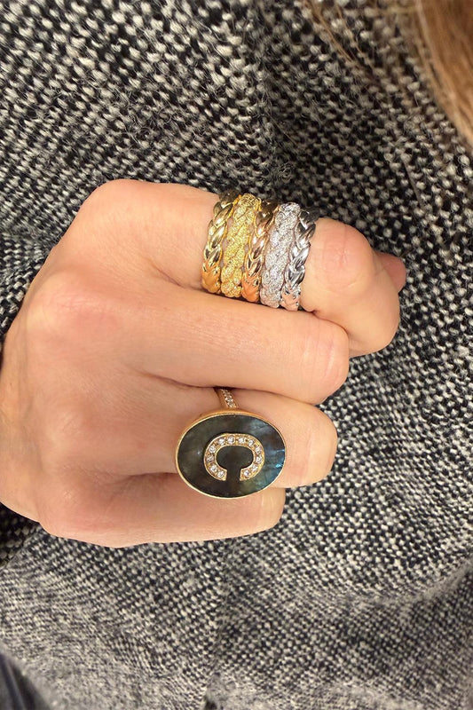 Patinato Everyday Ring-ROSE GOLD-6-JEWELRYFINE JEWELRING-CAROLINA BUCCI