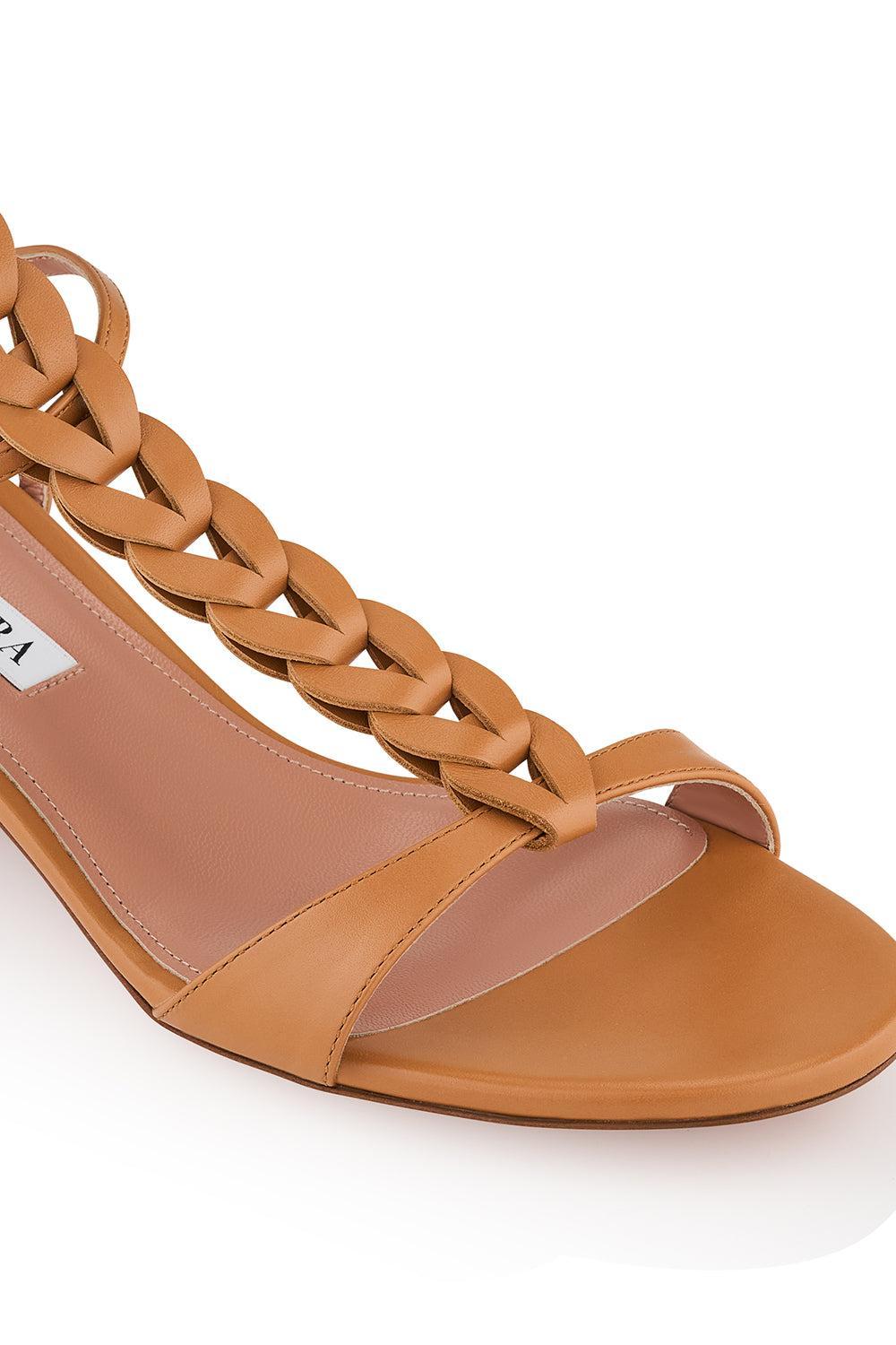 Destiny Sandal 35-LTCARAML-36-SHOESANDAL-AQUAZZURA
