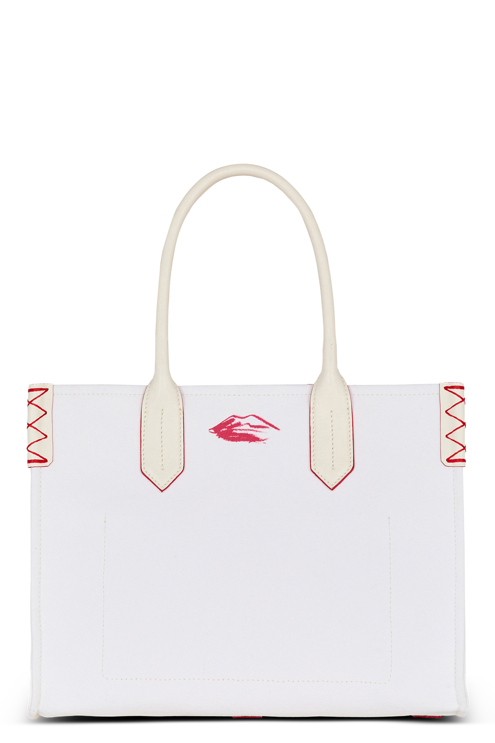 B-Army Shopper - Lipstick Canvas-CREM/RGE-O/S-HANDBAGTOTES-BALMAIN