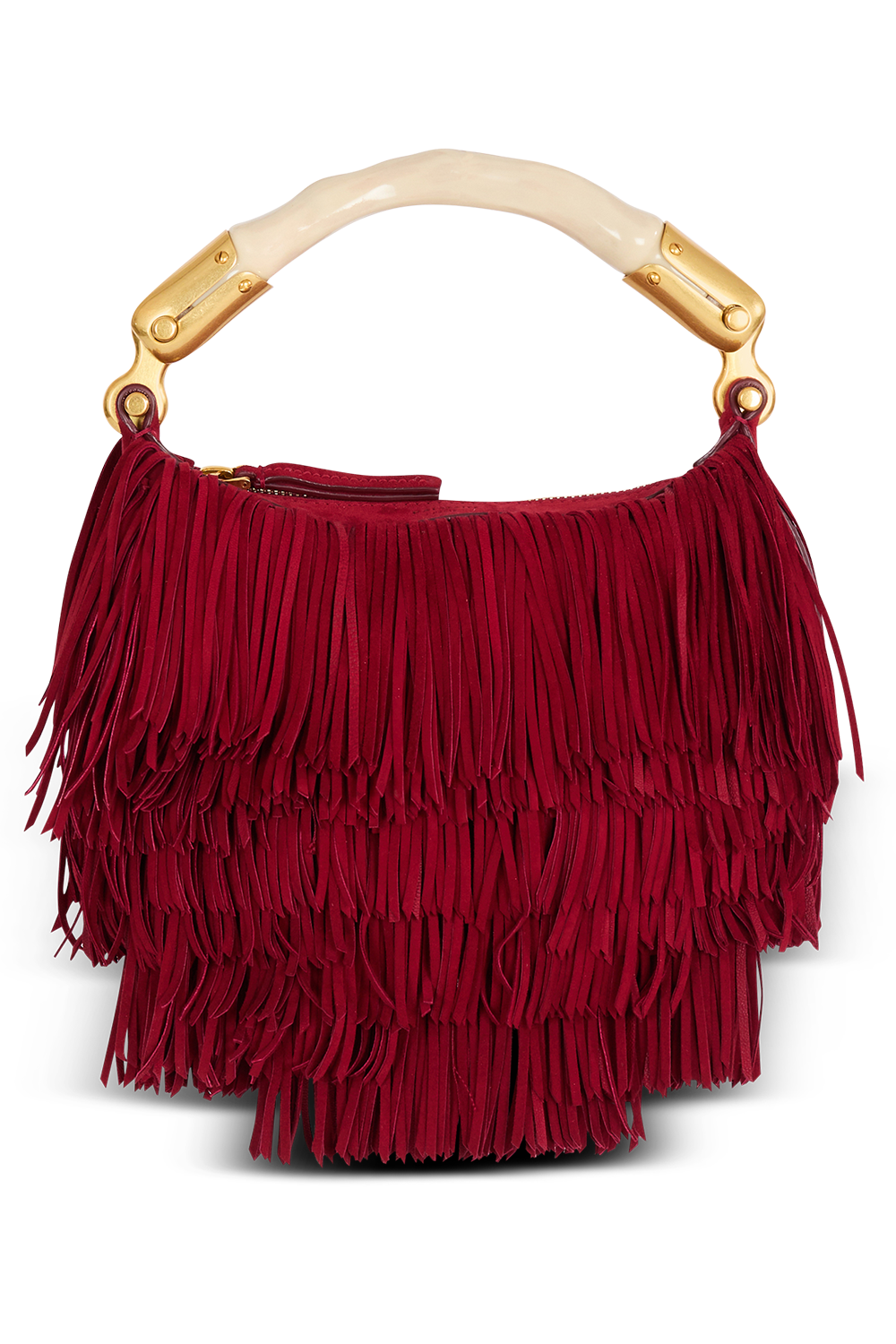 Ebène Mini Bag-RED-HANDBAGTOP HANDLE-BALMAIN
